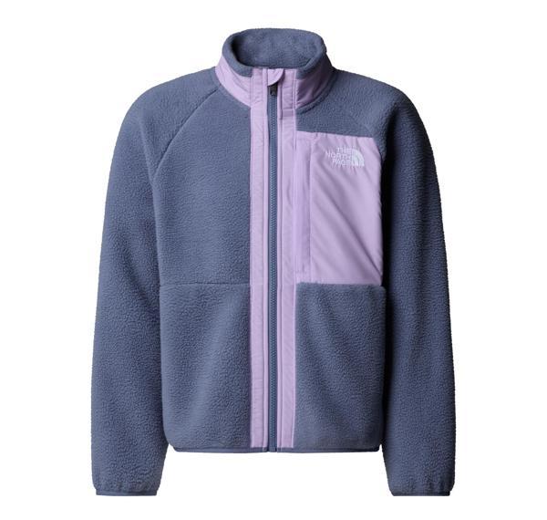 F0A8AZHDIN1-R The North Face G Yumıorı Full Zıp Jacket &Ccedil;ocuk Ceket Mor - Image 1