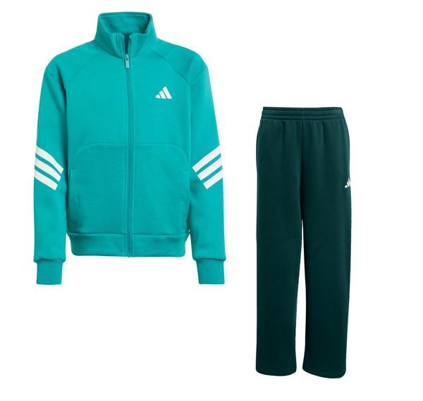 JM1268-C adidas J Fı 3S Ts &Ccedil;ocuk Eşofman Takımı Yeşil - Image 1