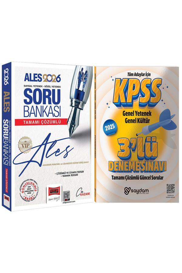 2026 ALES VIP Sözel-Sayısal Yetenek Tamamı Çözümlü Soru Bankası(584 Sayfa)-Çözümlü 3 Deneme Hediye - Yargı Yayınları - Image 1