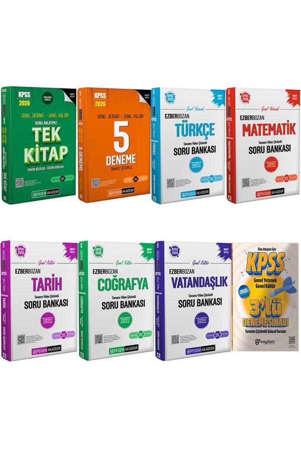 2026 KPSS GYGK Konu Anlatımlı Tek Kitap-Ezberbozan Tüm Dersler Çözümlü Soru Bankası-Çözümlü 5 Deneme - Pegem Akademi Yayıncılık - Image 1