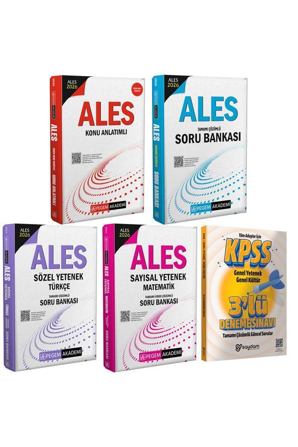 2026 ALES Konu Anlatımı(Video Ders Hediyeli)-Çözümlü Soru Bankası-Sözel Sayısal Yetenek Soru Bankası - Pegem Akademi Yayıncılık - Image 1