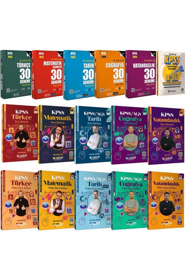 2026 KPSS Lisans Karma Set(Tüm Dersler 30 Deneme-Video Çözümlü Soru Bankası-Video Ders Notları) - Pegem Akademi Yayıncılık - Image 1