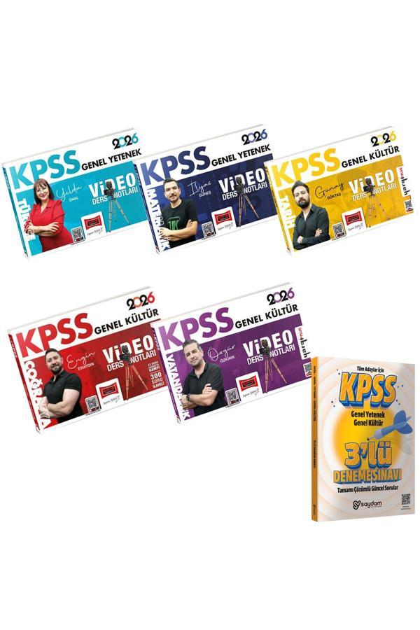 2026 KPSS Tüm Dersler Video Ders Notları-Çözümlü 3 Deneme Hediye - Yargı Yayınları - Image 1
