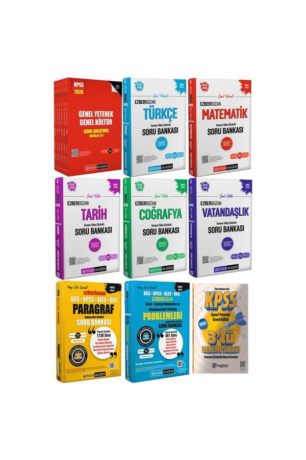 2026 KPSS GYGK Konu Anlatım 6Kitap-Ezberbozan Tüm Dersler Çözümlü Soru Bankası-Paragraf-Akıl Yürütme - Pegem Akademi Yayıncılık - Image 1
