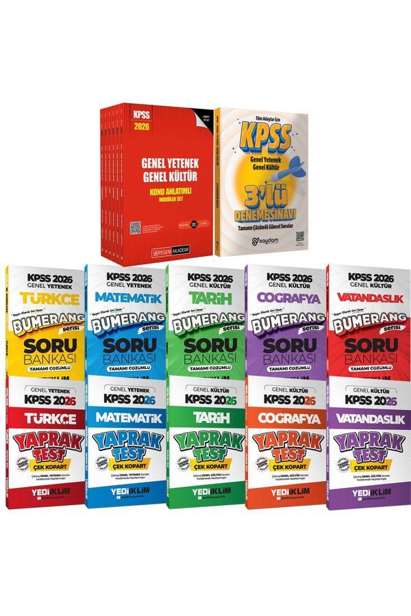 2026 KPSS Lisans Karma Set(Konu Anlatımı 6 Kitap-Çözümlü Soru Bankası-Çek Kopart Yaprak Test)3Deneme - Pegem Akademi Yayıncılık - Image 1