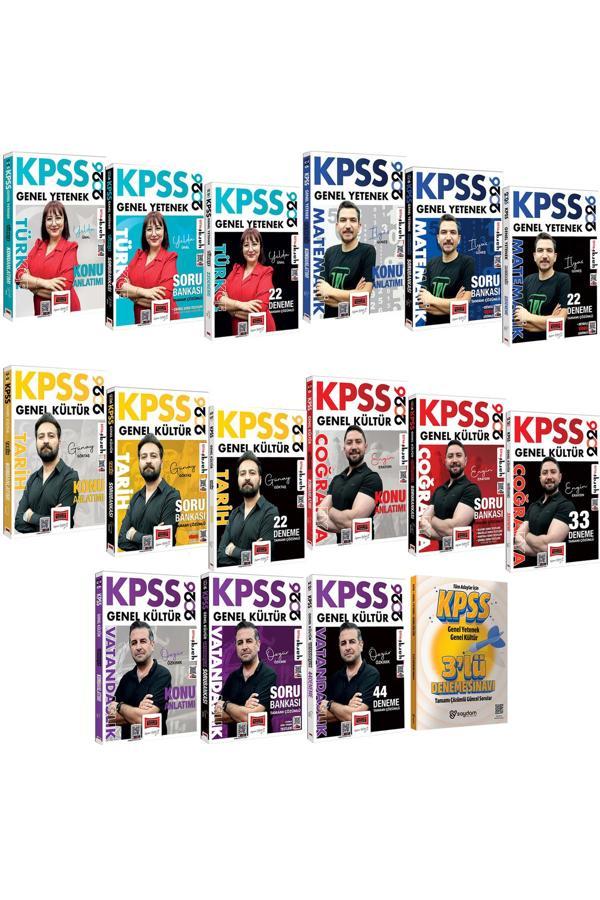 2026 KPSS Tüm Dersler Konu Anlatımı-Çözümlü Soru Bankası-Çözümlü Deneme Seti - Yargı Yayınları - Image 1