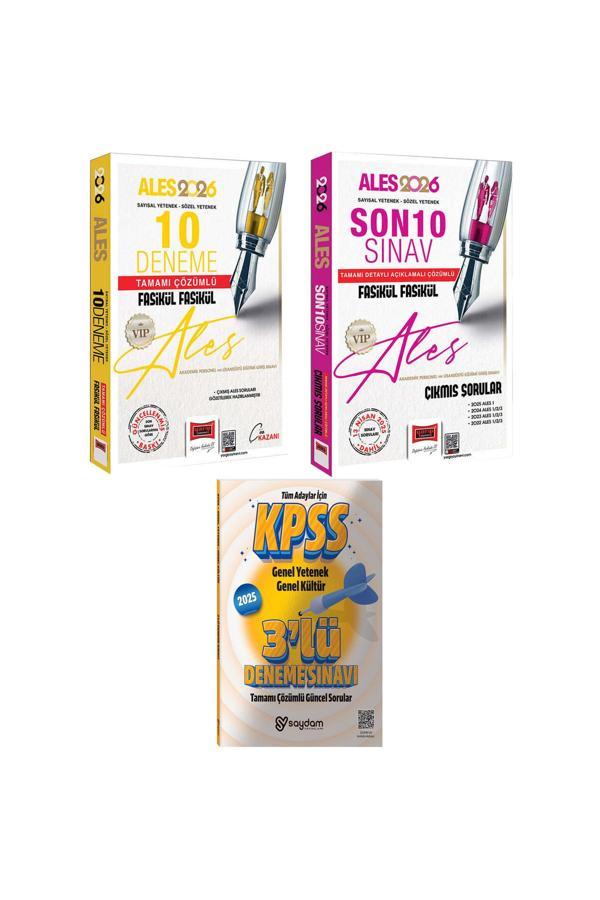2026 ALES VIP Sayısal-Sözel Yetenek Çözümlü Fasikül 10 Deneme-Son 10 Sınav Fasikül Çıkmış Sorular - Yargı Yayınları - Image 1
