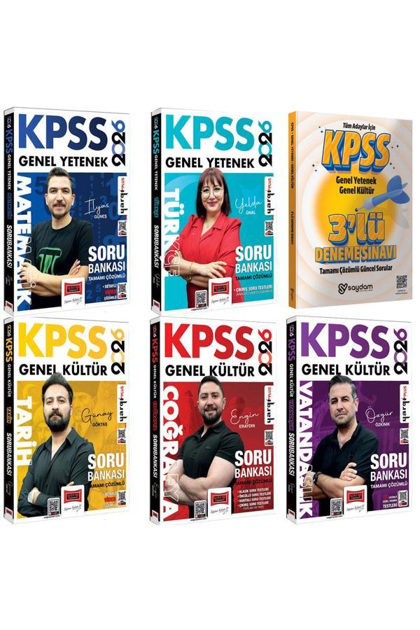 2026 KPSS Tamamı Çözümlü Tüm Dersler Soru Bankası(Yelda Ünal,İlyas Güneş,Günay Göktaş,Engin Eraydın) - Yargı Yayınları - Image 1