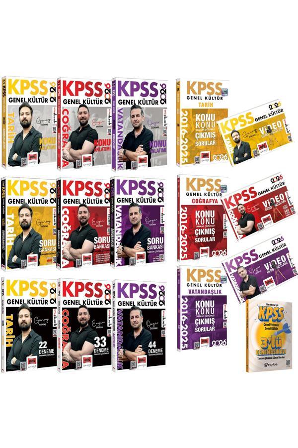 2026 KPSS Tarih-Coğrafya-Vatandaşlık Konu Anlatımı-Soru Bankası-Video Ders-Deneme-Çıkmış Sorular - Yargı Yayınları - Image 1