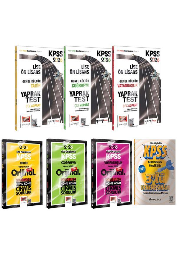 2026 KPSS Lise-Ön Lisans Tarih-Coğrafya-Vatandaşlık Çek Kopart Yaprak Test-Konu Konu Çıkmış Sorular - Yargı Yayınları - Image 1