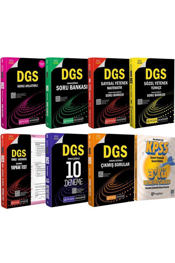 2026 DGS Kazandıran Set(Konu-Soru-Sözel Sayısal Yetenek-Yaprak Test-10 Deneme-Çıkmış Sorular) - Pegem Akademi Yayıncılık - Image 1