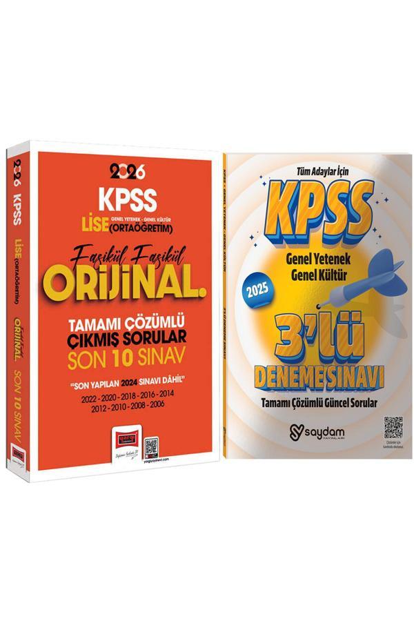 2026 KPSS GYGK Lise-Ortaöğretim Orijinal Fasikül Fasikül Çözümlü Çıkmış Sorular Son 10 Sınav-3Deneme - Yargı Yayınları - Image 1