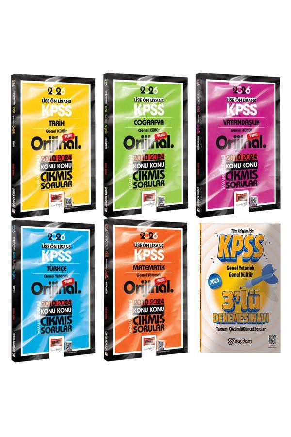 2026 KPSS Lise-Ön Lisans Tüm Dersler Orijinal Tamamı Çözümlü 2010-2024 Konu Konu Çıkmış Sorular - Yargı Yayınları - Image 1