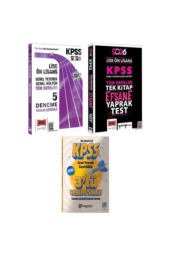 2026 KPSS GYGK Lise Ön Lisans Tüm Dersler Çözümlü 5 Deneme-Çek Kopart Yaprak Test-Çözümlü 3 Deneme - Yargı Yayınları - Image 1