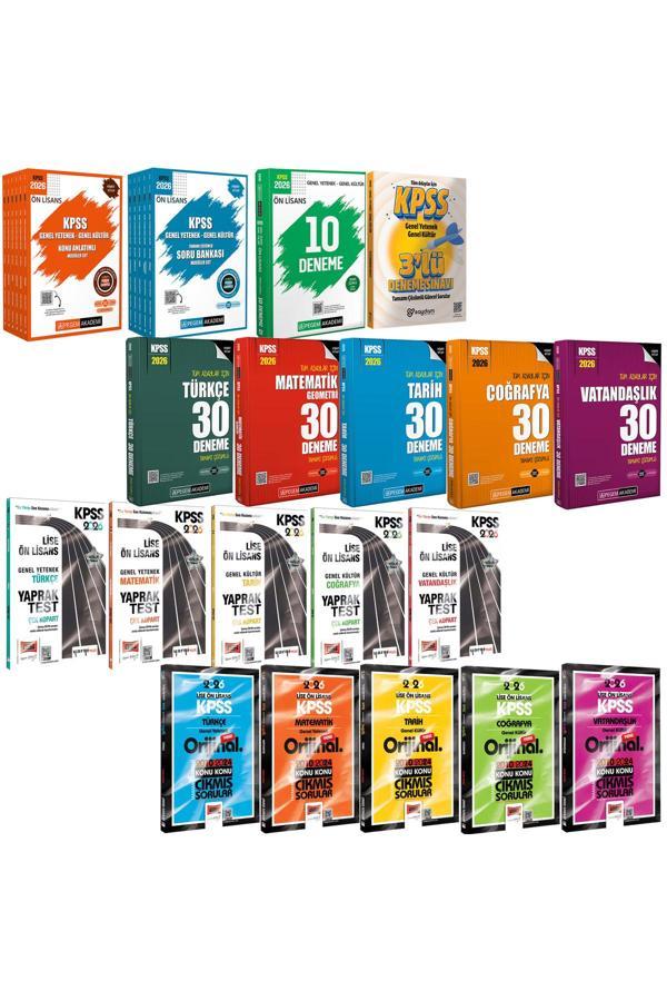 2026 KPSS Ön Lisans Kazandıran Set(Konu Anlatımı-Soru Bankası-30 Deneme-Yaprak Test-Çıkmış Sorular) - Pegem Akademi Yayıncılık - Image 1