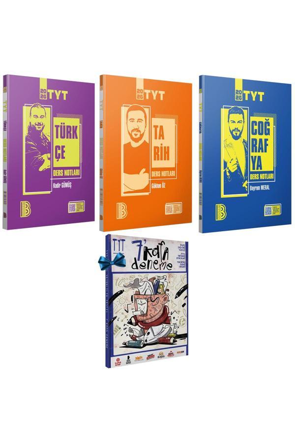 2026 TYT Türkçe-Tarih-Coğrafya Ders Notları(Konu Anlatımı ve Video Destekli)TYT 7 Kafa Deneme Hediye - Benim Hocam Yayınları - Image 1