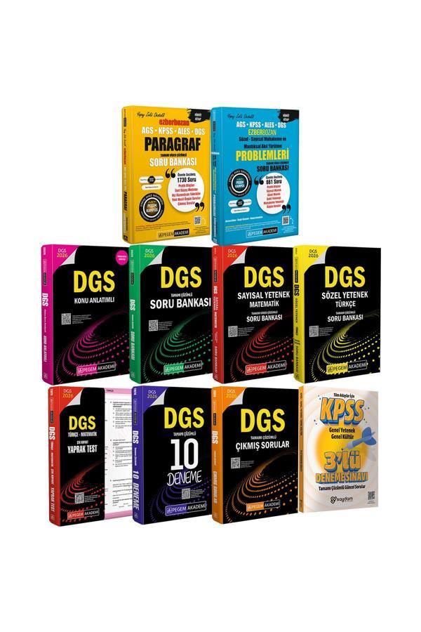 2026 DGS(Konu-Soru-Sözel Sayısal Yetenek-Yaprak Test-10 Deneme-Çıkmış Sorular)Paragraf-Akıl Yürütme - Pegem Akademi Yayıncılık - Image 1