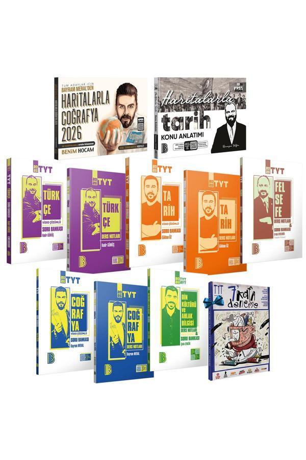 2026 TYT Sözel Dersler Video Ders Notları-Video Çözümlü Soru Bankası-Haritalarla Tarih ve Coğrafya - Benim Hocam Yayınları - Image 1