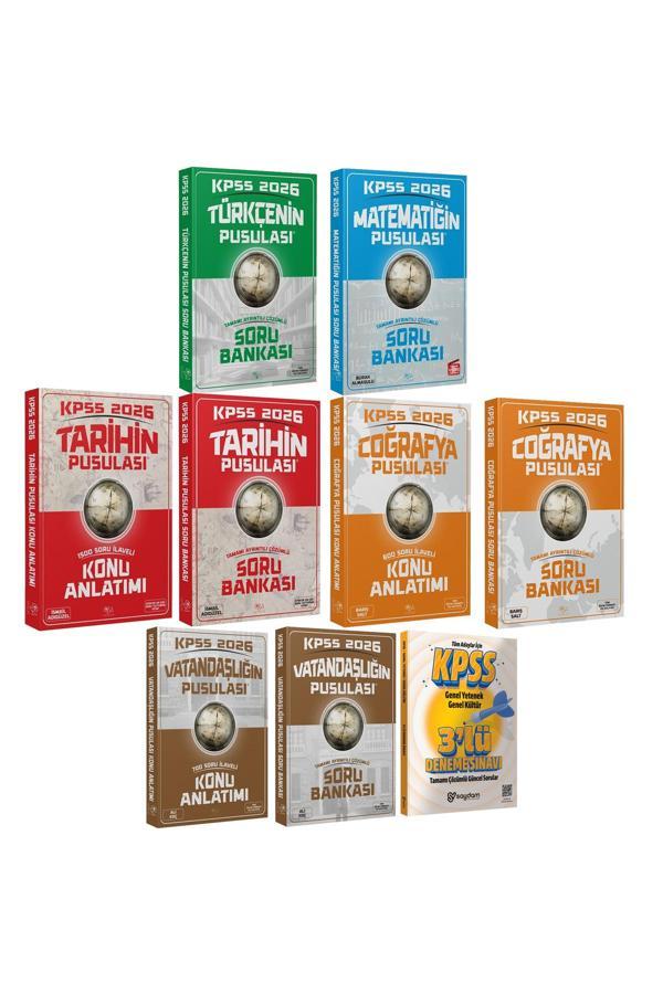 2026 KPSS Pusula Serisi Tarih-Coğrafya-Vatandaşlık Konu Anlatımı-Tüm Dersler Soru Bankası(Lisans) - İndeks Akademi Yayıncılık - Image 1