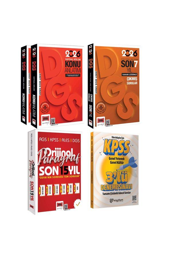 2026 DGS Sayısal-Sözel Yetenek Konu 2 Cilt-Son 7 Yıl Çıkmış Sorular-Paragraf 15 Yıl Çıkmış Sorular - Yargı Yayınları - Image 1