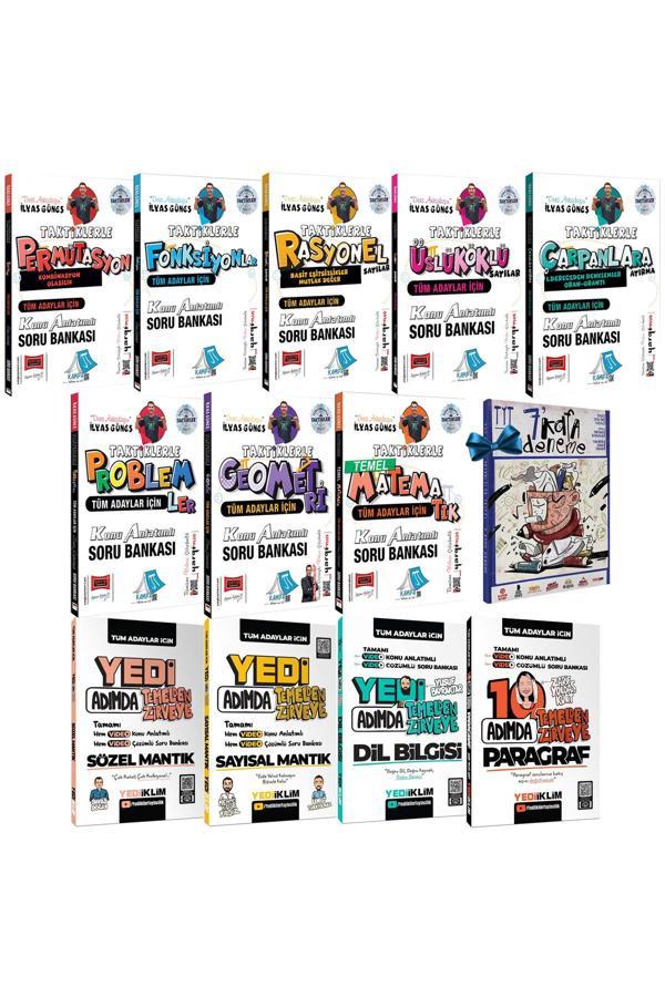 2026 TYT-AYT İlyas Güneş Taktiklerle Serisi ve Yedi Adımda Serisi Mega Set-7 Deneme Hediye - Yargı Yayınları - Image 1