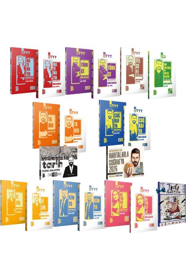 2026 TYT Tüm Dersler Ders Notları ve Soru Bankası Seti(Haritalarla Tarih ve Coğrafya) - Benim Hocam Yayınları - Image 1