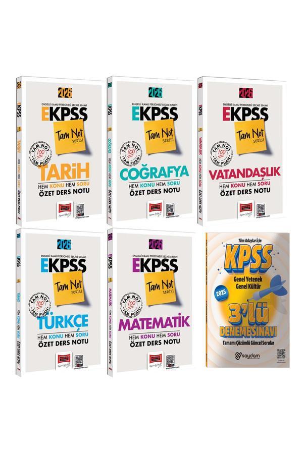 2026 E-KPSS Tam Not Serisi Tüm Dersler Özet Ders Notu-Hem Konu Hem Soru-Çözümlü 3 Deneme Hediye - Yargı Yayınları - Image 1