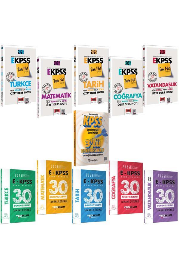 2026 E-KPSS Tam Not Serisi Tüm Dersler Özet Ders Notu-Tüm Dersler Çözümlü 30 Deneme-Çözümlü 3 Deneme - Yargı Yayınları - Image 1