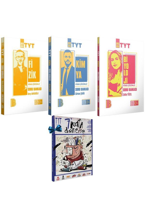 2026 TYT Fizik-Kimya-Biyoloji Video Çözümlü Soru Bankası-TYT 7 Kafa Deneme Hediye - Benim Hocam Yayınları - Image 1