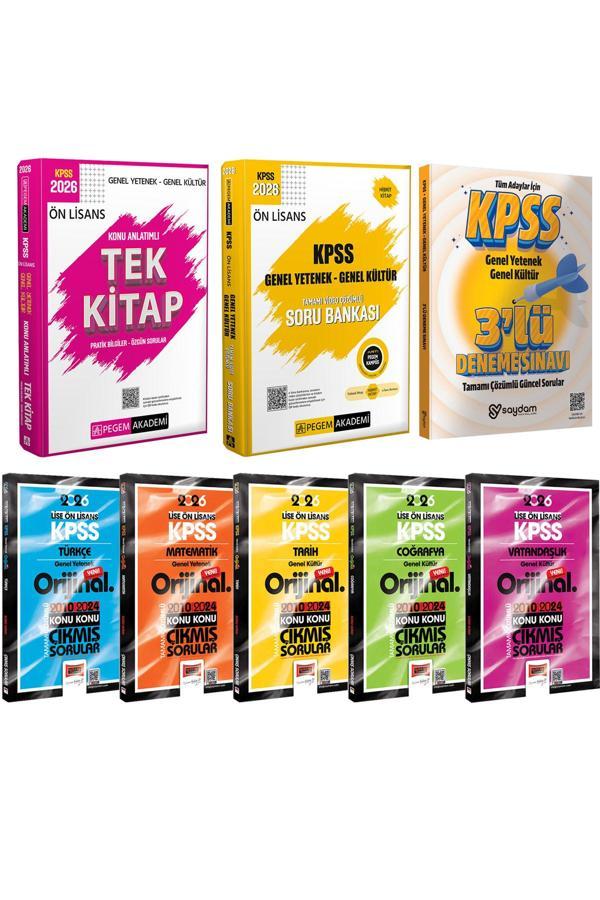 2026 KPSS Ön Lisans Kazandıran Set(Konu Anlatımı-Soru Bankası-Tüm Dersler Konu Konu Çıkmış Sorular) - Pegem Akademi Yayıncılık - Image 1