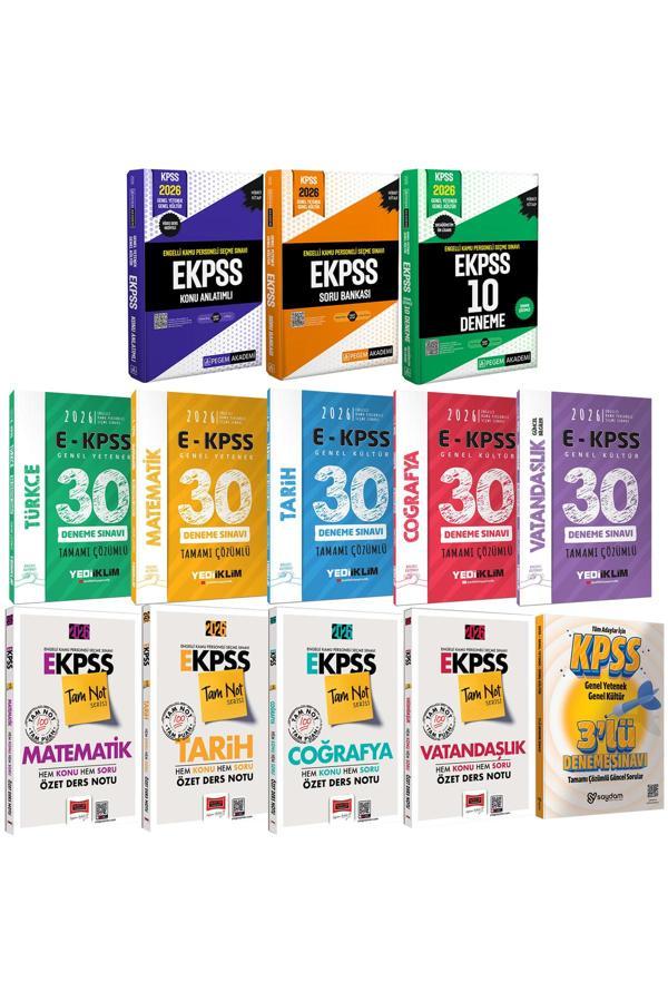 2026 E-KPSS(Ortaöğretim-Ön Lisans)Kazandıran Karma Set(Konu-Soru-Deneme) - Pegem Akademi Yayıncılık - Image 1