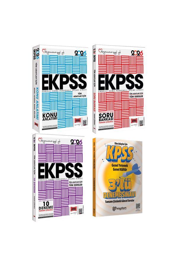 2026 E-KPSS GYGK Tüm Adaylar İçin Tüm Dersler Konu Anlatımı-Çözümlü Soru Bankası-Çözümlü 10 Deneme - Yargı Yayınları - Image 1
