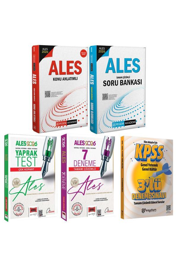 2026 ALES Kazandıran Set(Konu Anlatımı-Soru Bankası-7 Deneme-Çek Kopart Yaprak Test) - Pegem Akademi Yayıncılık - Image 1
