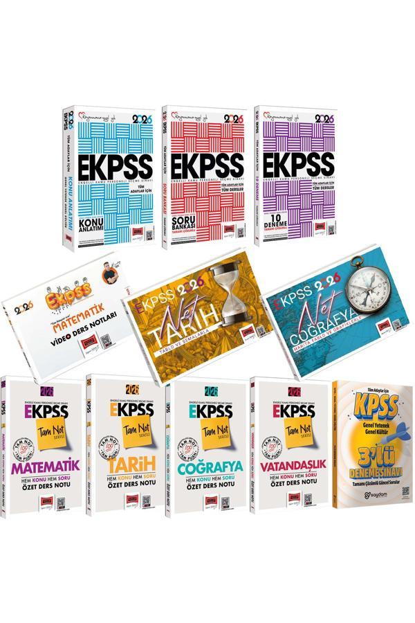 2026 E-KPSS Kazandıran Set(Konu-Soru-Deneme-Harita-Tablo-Grafik-Özet Ders Notu) - Yargı Yayınları - Image 1