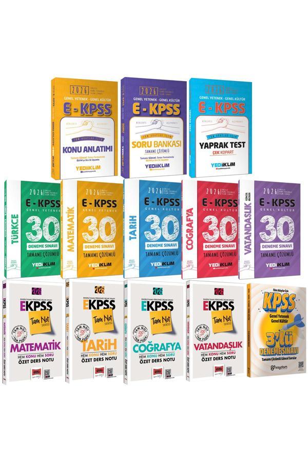 2026 E-KPSS Kazandıran Set(Konu-Soru-Deneme-Özet Ders Notu-Yaprak Test) - Yargı Yayınları - Image 1