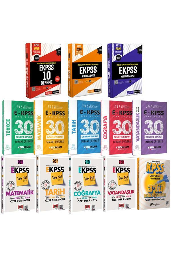 2026 E-KPSS(Lisans)Kazandıran Karma Set(Konu-Soru-Deneme) - Pegem Akademi Yayıncılık - Image 1
