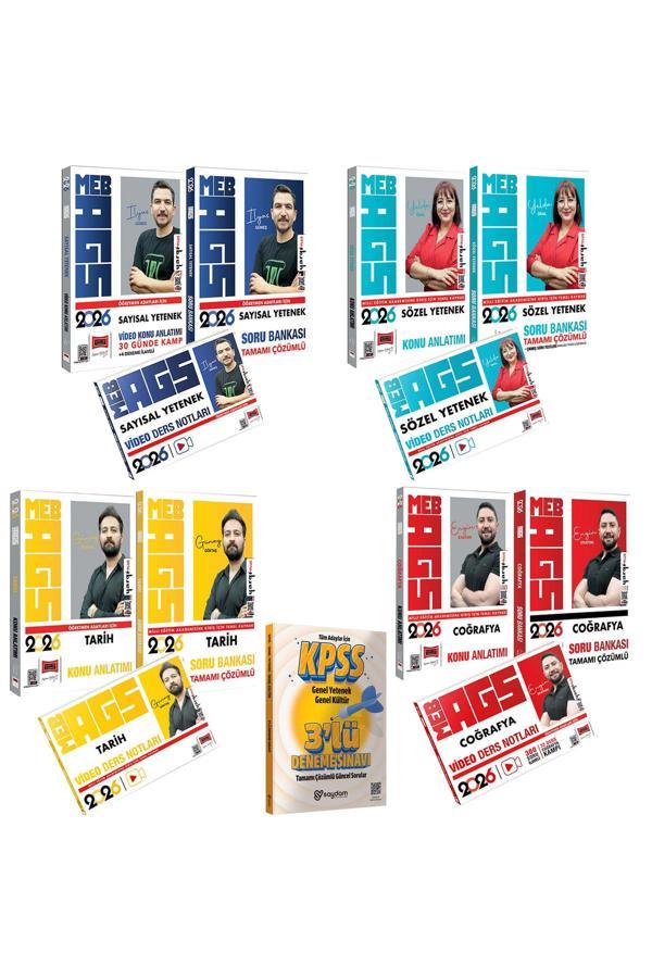 2026 MEB AGS Sözel Sayısal Yetenek-Tarih-Coğrafya Konu AnlatımıSoru Bankası-Video Ders Notları Seti - Yargı Yayınları - Image 1