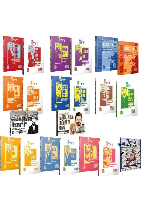 2026 TYT Tüm Dersler MEGA SET(Ders Notları-Soru Bankası-Haritalarla-Paragraf-Dil Bilgisi) - Benim Hocam Yayınları - Image 1