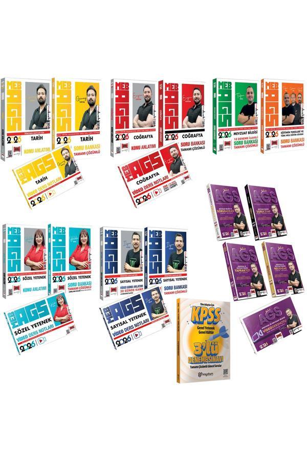 2026 MEB AGS Mega Set(Konu ve Soru Bankası) - Yargı Yayınları - Image 1