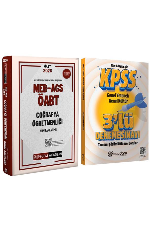 2026 MEB AGS ÖABT Coğrafya Öğretmenliği Konu Anlatımı(Video Ders Hediyeli)(624 sayfa) - Pegem Akademi Yayıncılık - Image 1
