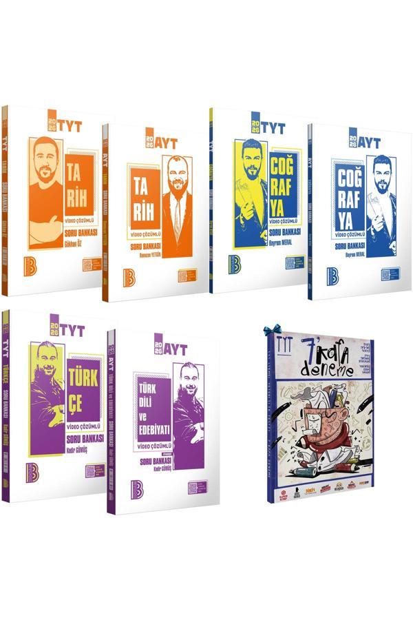 2026 TYT AYT Türkçe(Türk Dili ve Edebiyatı)-Tarih-Coğrafya Video Çözümlü Soru Bankası Seti - Benim Hocam Yayınları - Image 1