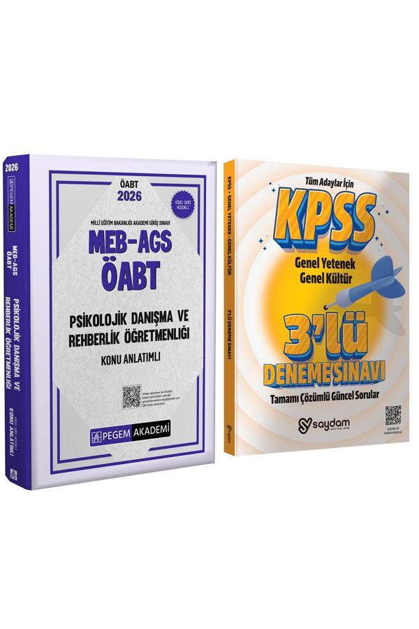 2026 MEB AGS ÖABT Psikolojik Danışma ve Rehberlik Konu Anlatımı(536 sayfa) - Pegem Akademi Yayıncılık - Image 1