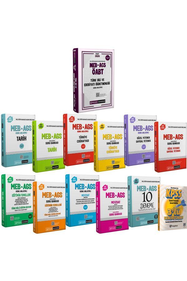 2026 MEB AGS ÖABT Türk Dili ve Edebiyatı Öğretmenliği Konu Anlatımı-AGS Konu Soru Seti - Pegem Akademi Yayıncılık - Image 1