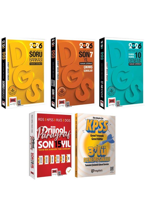 2026 DGS Sayısal-Sözel Yetenek Çözümlü Soru Bankası-Çıkmış Sorular-Çözümlü Fasikül 10Deneme-Paragraf - Yargı Yayınları - Image 1