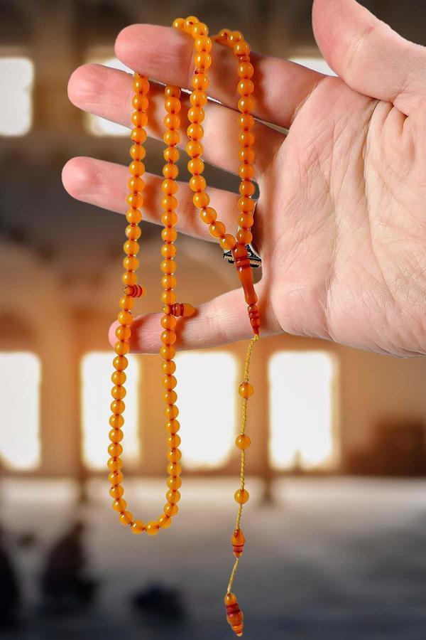 Zar Kehribar Benzetmesi 99'luk Namaz Tesbihi - Image 1