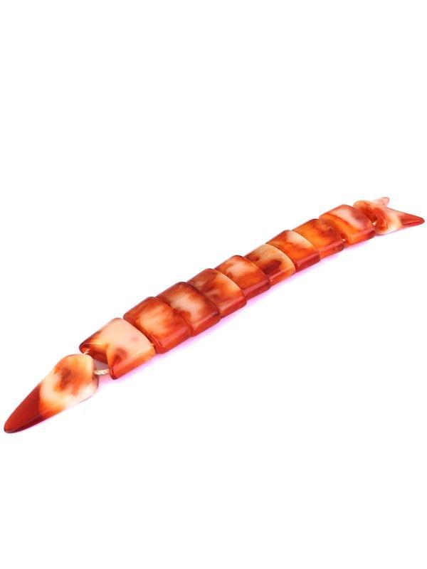 Kırmızı Beyazlı Renk Balık Tesbih - Image 1