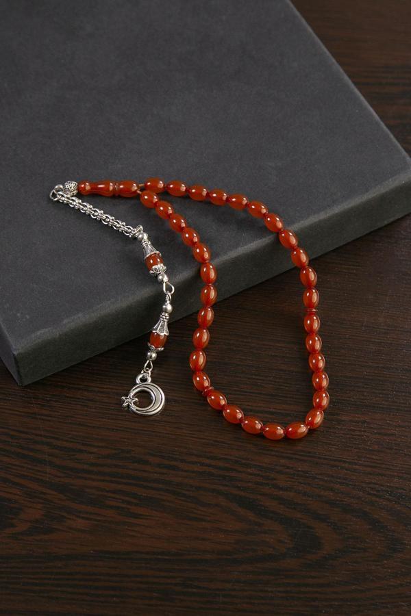 Bilek Boy Arpa Tane Zar Kehribar Tesbih - Image 1