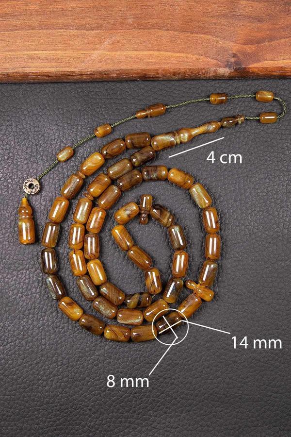 Kapsül Simli Özel Seri 45 Taneli Bakalit Sıkma Tesbih - Image 1