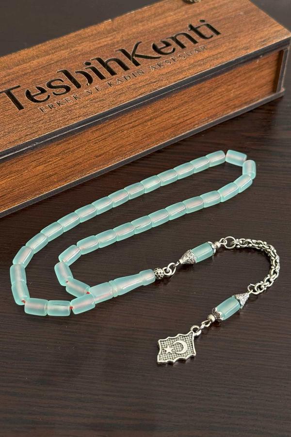 Günlük Kullanım Boy Buz Renk Uçak Camı Tesbih - Image 1