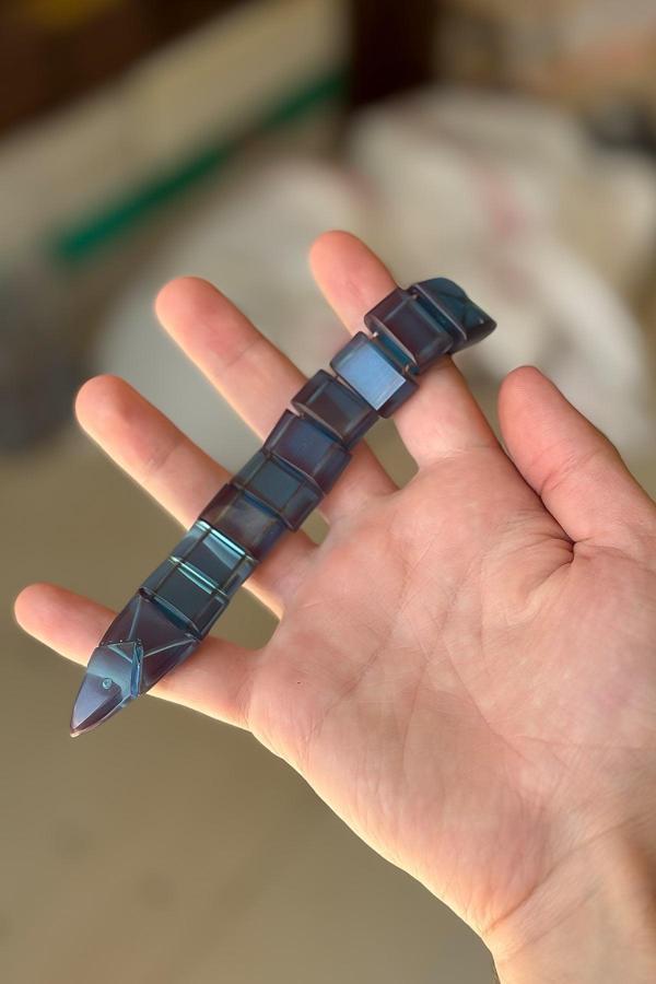 Usta Ellerden Ateş Kehribar Balık Tesbih - Image 1